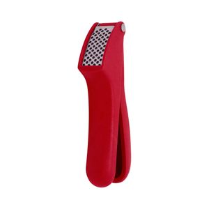 Espremedor de Alho 16cm Vermelho - Oikos