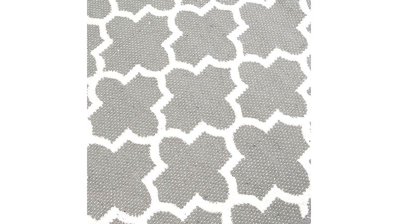 Tapete Sala 1,40m x 2,00m Soft Jacquard CINZA GEOMETRIC - Bene Casa