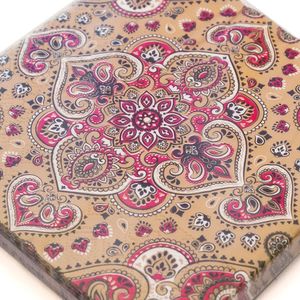 Guardanapo de Papel Mandala Bege 33cm - Sur La Table
