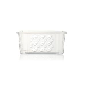 Cesta Organizadora Retangular 6,1x13,5cm Transparente - Sanremo