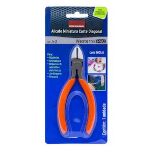 Alicate de Corte Diagonal 5 Polegadas Laranja - Western