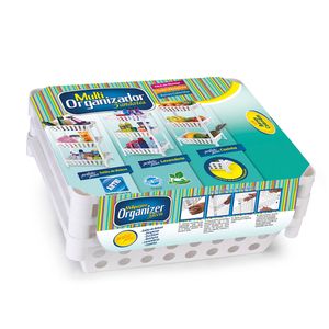 Organizador Multiuso com 3 Andares Desmontável Branco - Arthi
