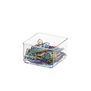 Kit Com 10 Organizadores Antiderrapante 250mL Transparente - Arthi