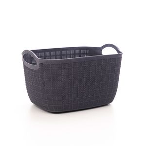 Cesto Organizador Multiuso 33,5cm Cinza - Home Space