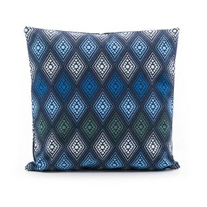 Capa para Almofada Acqua Linea 42x42cm Losango Azul - Branyl