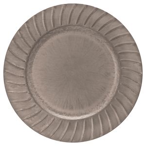 Sousplat Dorico 33cm Taupe - Copa&cia