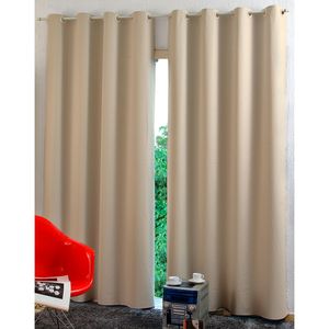 Cortina para Sala / Quarto Blackout 2,8x2,3m Bege - Comoditá