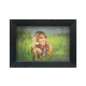 Porta Retrato Caixa Liso 10x15 Preto - Kapos