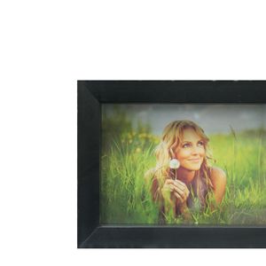 Porta Retrato Caixa Liso 10x15 Preto - Kapos
