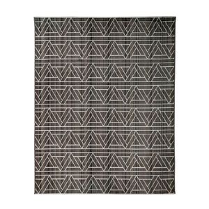 Tapete Carter 50x80cm Triângulos Preto - Edantex