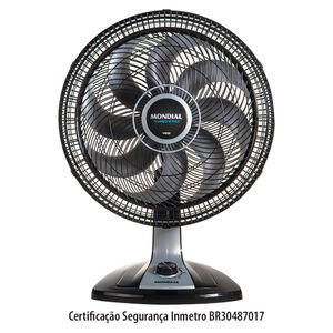 Ventilador de Mesa Mondial Turbo Vtx-40-8p 40cm 8 Pás Preto