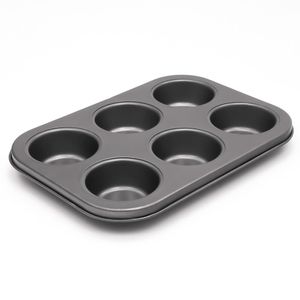 Forma de Cupcake Antiaderente 26,5cm Preta - Meridional