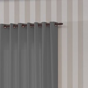 Cortina para Sala / Quarto Rústica Pantex 5,4 X 2,5m Titânio - Bella Janela