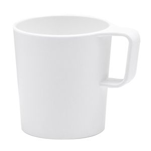 Caneca de Plástico Empilhável 12cm Branca - Coza