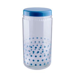 Porta Mantimentos Jazz 4l Poá Azul Cerulean - Tiba