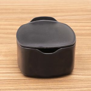 Açucareiro Plástico Due com Colher 7,6x14,8cm Preto - Coza