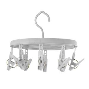 Mini Varal Oval com 8 Pregadores Branco - Home Space