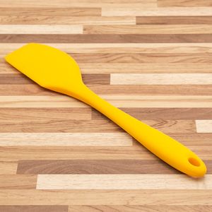 Espátula de Silicone Arredondada 28,5cm Amarela - Silicook