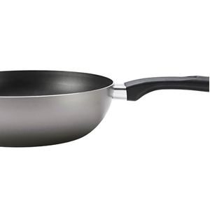 Panela Wok Antiaderente Chilli 24cm Prata - Brinox