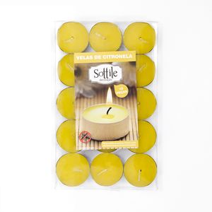 Vela de Citronela 15 Peças - Botânica Velas