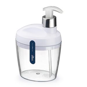 Porta Sabonete Líquido Belle Plástico Branco - Arthi