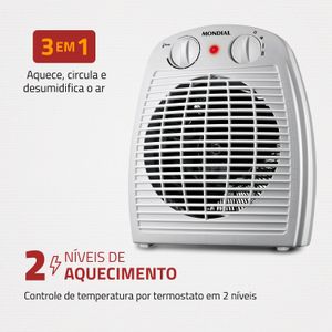 Aquecedor Elétrico Termoventilador Mondial A-08
