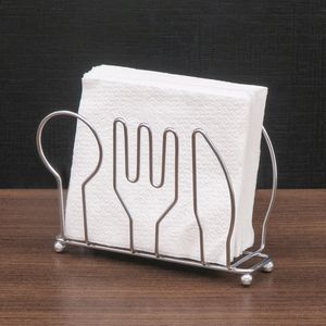 Porta Guardanapo Querida Retangular 14,5cm Prata - Arthi