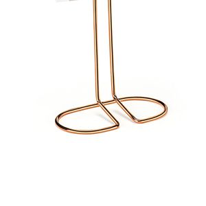 Porta Toalha de Lavabo Retangular Premium Rose Gold 29cm - Arthi