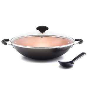 Panela Wok Tramontina 32cm Vermont Grafite