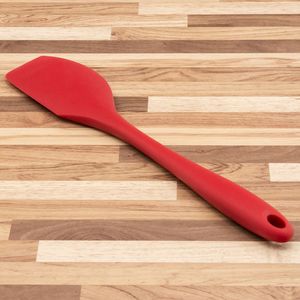 Espátula de Silicone Arredondada 28,5cm Vermelha - Silicook