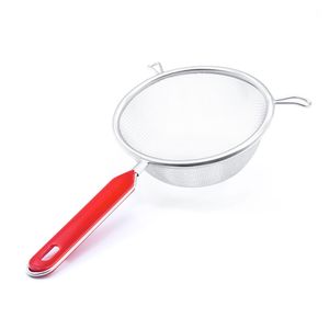 Peneira de Inox 16cm Vermelha - Lumina