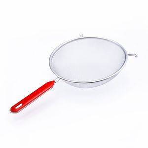 Peneira de Inox 18cm Vermelha - Lumina