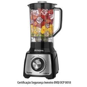Liquidificador Mondial L-1200 Bi com 12 Velocidades Preto
