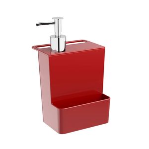 Porta Detergente Multi Glass 600mL Vermelho - Coza