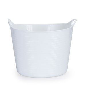 Cesto Organizador Multiuso Redondo 29x43cm Branco - Arthi