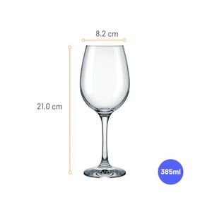 Jogo de Taças De Vinho Barone 6 Peças - Nadir Figueiredo