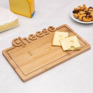 Tábua de Queijo e Frios De Bambu 25cm - Nativus
