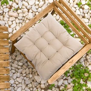 Futon Suede 40x40cm Bege - Shelter