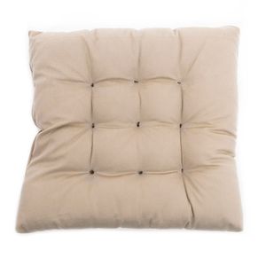 Futon Suede 40x40cm Bege - Shelter