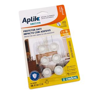 Protetor Anti Impacto Redondo com Adesivo G 6 Peças - Ordene