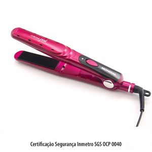 Prancha de Cabelo Mondial Chrome Pink