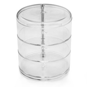 Porta Joias com 3 Níveis Clear 13,5x11,5cm - Sottile