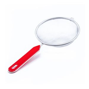 Peneira de Inox 12cm Vermelha - Lumina