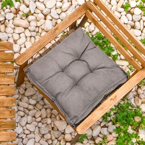 Futon Suede Cinza 45x45cm - Shelter