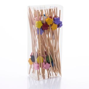 Palito para Petisco Flor 12cm - Nativus