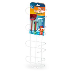 Suporte para Vassoura Emborrachado Branco - Arthi