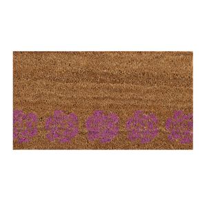 Capacho Retangular Bem-vindo Camelia 33x60cm - Vizapi