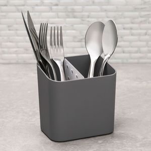 Escorredor de Talheres Trium Cinza - Martiplast