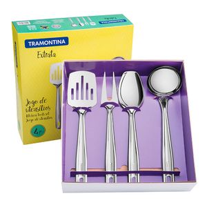 Jogo de Utensílios Tramontina Extrata 4 Peças
