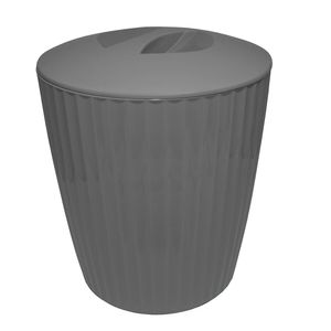 Lixeira de Chão Groove Chumbo - Martiplast